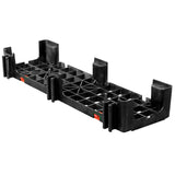 12 x 40 Nestable Light Duty Plastic Build-A-Pal Pallet - Fastlock FLP-02-003 OWS P-O-40-NFL Repose Bottom 1