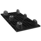 25 x 48 Nestable Solid Deck Plastic Pallet - CTC 4825-CTC-C OWS PP-S-2548-NG Repose Bottom