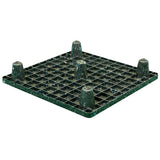 30 x 30 Nestable Solid Deck Plastic Pallet - Rotational Molding of UT The Boar OWS PP-S-3030-NM Repose Bottom