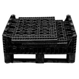 30 x 32 x 34 Collapsible Container Bin - Triple Diamond Plastics TDP-3230-34 OWS CP-S-32-C Collapsed