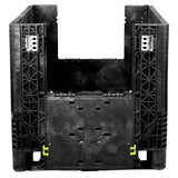 30 x 32 x 34 Collapsible Container Bin - Triple Diamond Plastics TDP-3230-34 OWS CP-S-32-C Drop Door