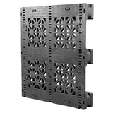 32 x 37 Rackable Plastic Pallet - Greystone GS.37.32.3RO OWS PP-O-3237-R Standing 3-4