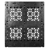 32 x 37 Rackable Plastic Pallet - Greystone GS.37.32.3RO OWS PP-O-3237-R Standing Top HeadOn