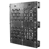 32 x 40 Fire Retardant Rackable Beverage Plastic Pallet - Greystone GS.40.32.3RO OWS PP-O-3240-R-FR Standing 3-4