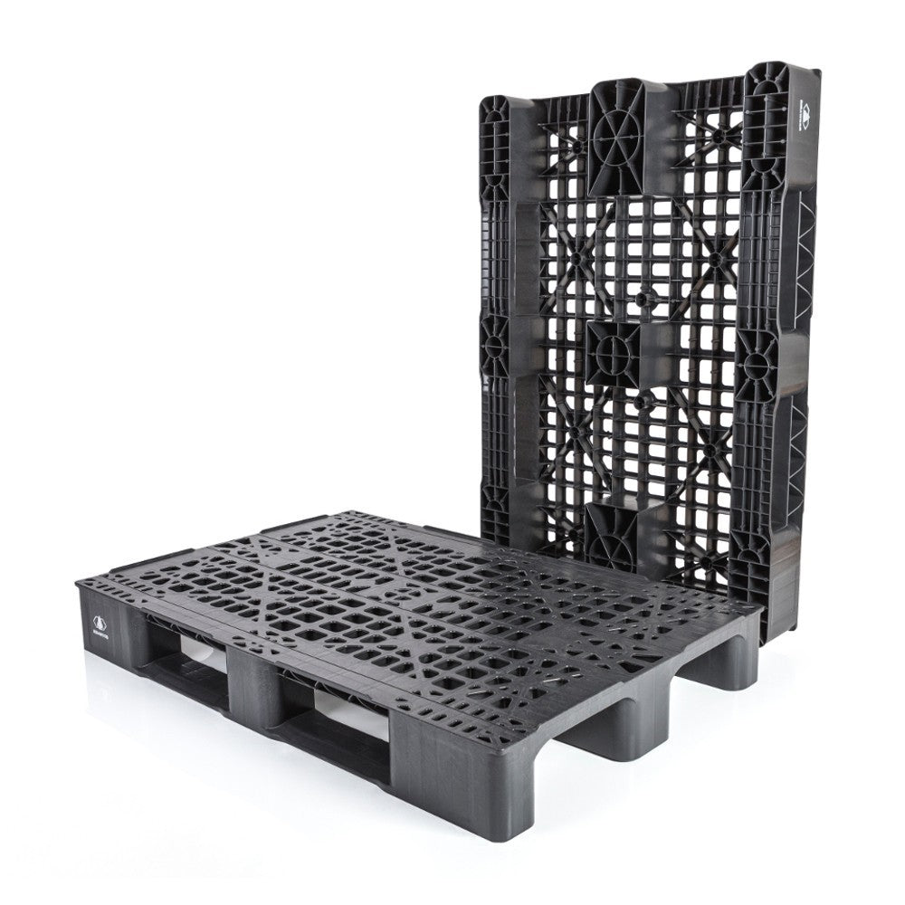 32 X 48 Rackable Open Deck Plastic Pallet W Lip 2 Runner Best 32-x-48-rackable-open-deck-plastic-pallet-w-lip-2-runner-best