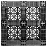 37 x 37 Fire Retardant Plastic Beverage Pallet - Greystone GS.37.37.000 OWS PP-O-37-B-FR Bottom HeadOn