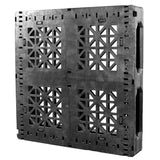 37 x 37 Fire Retardant Plastic Beverage Pallet - Greystone GS.37.37.000 OWS PP-O-37-B-FR Standing