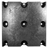 40 x 40 Nestable Plastic Pallet Solid Top - CTC 4040-CTC-C OWS PP-S-4040-NG Standing Top HeadOn