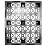 40 x 48 Nestable Light Duty Plastic Pallet - Greystone GSNestable OWS PP-O-40-NL2.5 Standing Top HeadOn