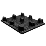 40 x 48 Nestable Solid Deck Distribution Plastic Pallet - Trienda DC4-4048 OWS PP-S-40-NT3 Repose Bottom
