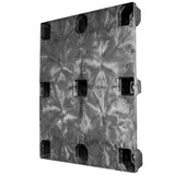 40 x 48 Nestable Solid Deck Plastic Pallet - Triple Diamond Plastics TDP-S-40-NM OWS PP-S-40-NM Standing 3-4