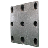 40 x 48 Nestable Solid Deck Plastic Pallet Medium Duty - Rotational Molding of UT The Bruin OWS PP-S-4048-NL8 Standing 3-4