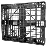 40 x 48 Stackable Fire Retardant Plastic Pallet - Black - Polymer Solutions ProGenic-LD OWS PP-O-40-S4FM-Black Standing 3-4