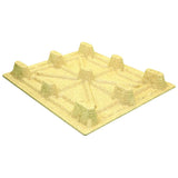 42 x 48 Molded Wood Pallet - Medium Duty - Litco Inca IE134842 OWS PW-S-4248-NM Repose Bottom