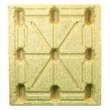 42 x 48 Molded Wood Pallet - Medium Duty - Litco Inca IE134842 OWS PW-S-4248-NM Standing Top HeadOn