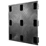 44 x 44 Nestable Solid Deck Plastic Pallet - CTC 4444-CTC-C OWS PP-S-4444-NG Standing 3-4
