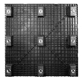 44 x 44 Nestable Solid Deck Plastic Pallet - CTC 4444-CTC-C OWS PP-S-4444-NG Standing Bottom HeadOn