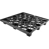 45 x 48 Nestable Heavy Duty Black Plastic Pallet with Safety Lip - FCP-O-45-NH-L OWS PP-O-45-NH-L Repose Top