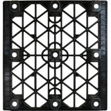 45 x 48 Nestable Heavy Duty Black Pallet with Safety Lip