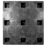 45 x 48 Nestable Solid Deck Plastic Pallet - PPC 4548 Heavy Duty OWS PP-S-4548-NH Standing Top HeadOn