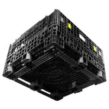 45 x 48 x 34 Collapsible Bulk Bin - Triple Diamond Plastics TDP-4845-34 OWS CP-S-45-C-34 Bottom