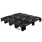 48 x 40 Nestable Light Duty Plastic Build-A-Pal Pallet - Fastlock FLP-02-003 OWS P-O-40-NFL Repose Top 4