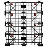 48 x 40 Nestable Light Duty Plastic Build-A-Pal Pallet - Fastlock FLP-02-003 OWS P-O-40-NFL Standing Bottom HeadOn 4