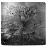 48 x 48 Solid Deck Rackable Plastic Pallet - RPM 4848RRB OWS PP-S-48-S2 Standing Top HeadOn