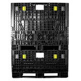 48 x 48 x 25 Plastic Collapsible Container - TDP 4845-25 - OWS CP-S-45-C-25 - HeadOn Stacked