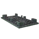24 x 48 Ares Solid Deck Plastic Display Pallet - Rotational Molding of UT #Ares OWS PP-S-2448-S Repose Bottom