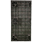 24 x 48 Ares Solid Deck Plastic Display Pallet - Rotational Molding of UT #Ares OWS PP-S-2448-S Standing Bottom Head On