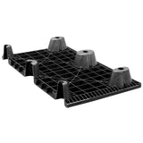 24 x 48 Nestable Solid Deck Plastic Pallet - CTC 4824-CTC-C OWS PP-S-2448-NG Repose Bottom