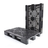 32 x 48 Rackable Stackable Plastic Euro Pallet With Lip- 2 Runner Plasgad RMP 1200 x 800 OD (With Lip) OWS PP-O-3248-RMP-L Repose - Top + Bottom