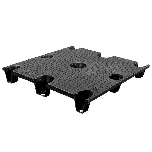 36 x 40 Nestable Plastic Pallet Solid Top - CTC 4036-CTC-C OWS PP-S-3640-NG Repose Top
