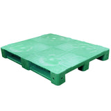40 x 48 Green Rackable Plastic FDA Pallet - Decade PNH2001BL OWS PP-S-40-S5FDA-Green Repose Top