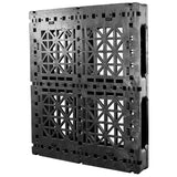 40 x 48 Heavy Duty Rackable Plastic Pallet - Greystone GS.48.40-RFA OWS PP-O-40-R2 Standing 3-4