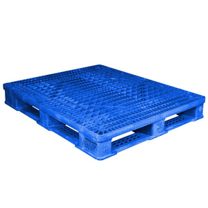 40 x 48 Rackable FDA Plastic Pallet - Polymer Solutions ProGenic 6_ Blue OWS PP-O-40-R4FDA Repose Top