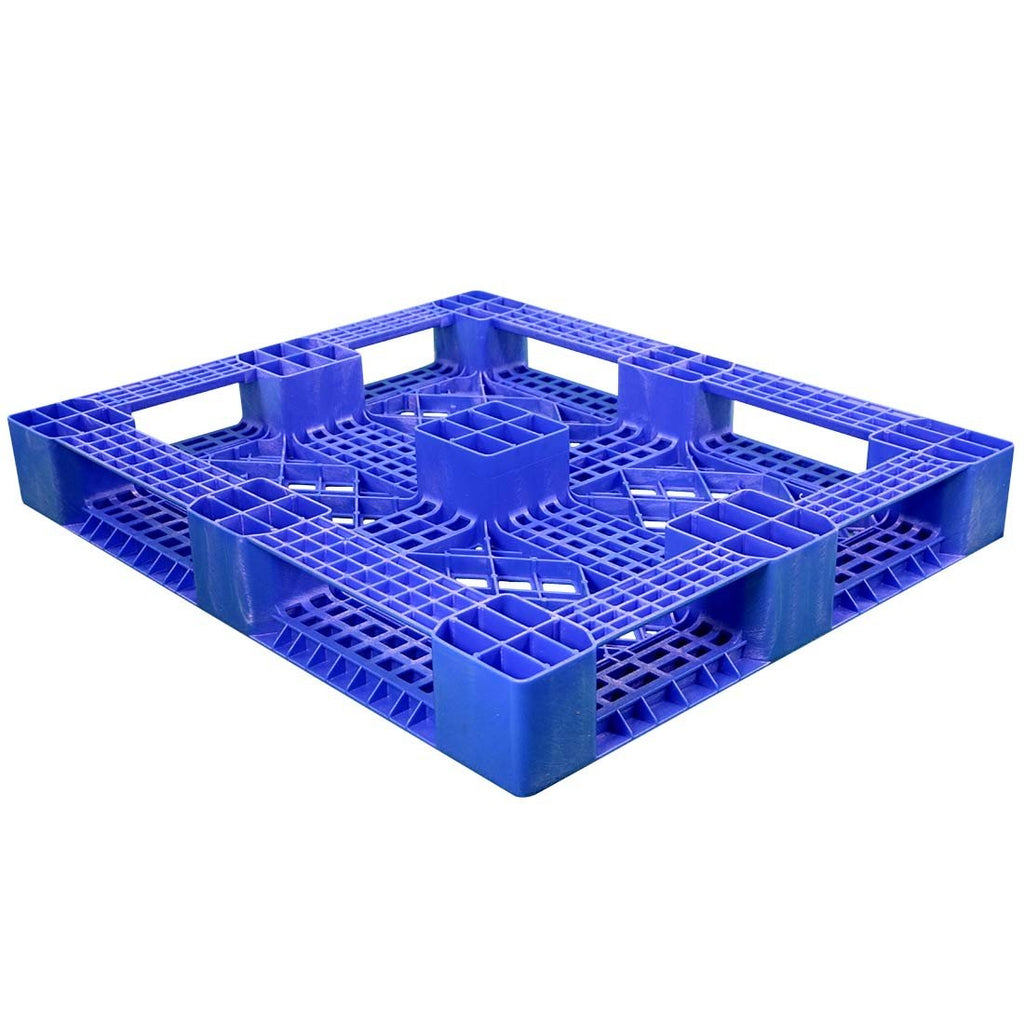 Blue Rackable Pallets 40 x 48 Rackable Plastic FDA Pallet w/ Lip - Blue | Best Plastic ...