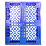40 x 48 Rackable Stackable FDA Pallet - Blue w/Lip - Polymer Solutions Progenic 6 w/Lip  OWS PP-O-40-R5FDA-Blue-L Standing Top HeadOn