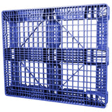 40 x 48 Stackable FDA Approved Plastic Pallet - Blue - Polymer Solutions ProGenic-LD OWS PP-O-40-S4FDA-Blue Standing 3-4