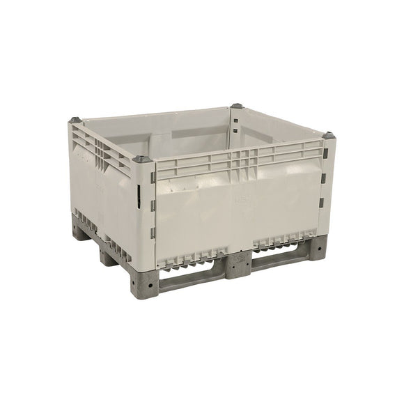 40 x 48 x 28 Collapsible Plastic Container Bin - OWS CP-S-40-C Decade Full KitBin Repose Top