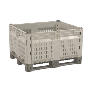 40 x 48 x 28 Vented Collapsible Container Bin OWS CP-O-40-C Decade 14K100MGG Repose top