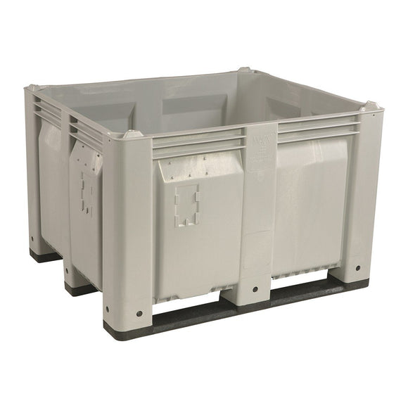 40 x 48 x 31 Solid Wall Container Bin Decade Full MACX Solid Gray LS Bin OWS CP-S-40-F