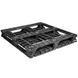 44 x 48 Rackable Stackable Plastic Pallet - Greystone GS.44.48.000 OWS PP-O-4448-R Repose Bottom