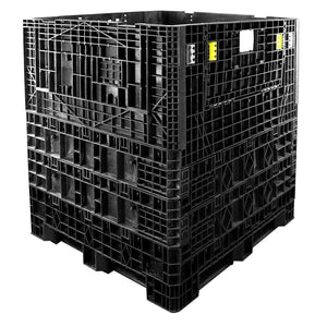 45 x 48 x 50 Collapsible Plastic Container Bin - OWS CP-S-45-C-50 Triple Diamond TDP-4845-5 - Repose Top